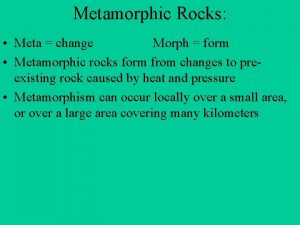 Meta - change morph