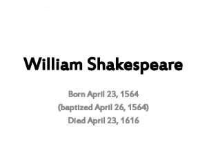 April 23 1564