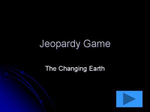 Plate tectonics jeopardy