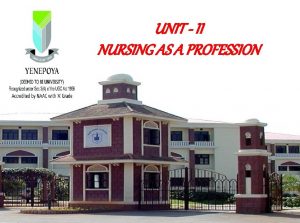 Nursing as a profession definition