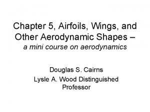 Airfoil nomenclature