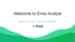 Emsi analyst