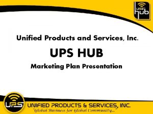 Legalities of unified products and services