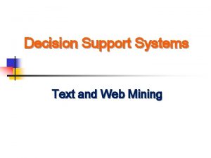 Web text mining