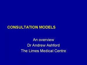 Helman folk consultation model