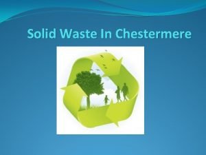 Chestermere recycling depot