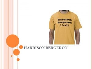 Harrison bergeron handicap activity