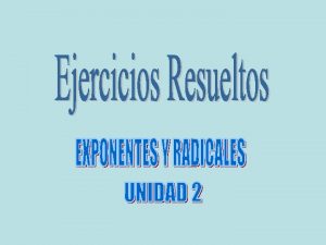 Ejercicios Resueltos NDICE OBJETIVO 1 OBJETIVO 2 OBJETIVO