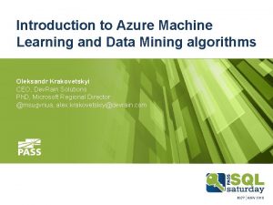 Data mining azure