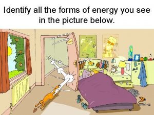 Identify the energy conversions in the illustrations below