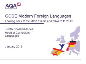 Gcse modern foreign languages