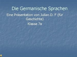 Sprachgruppen