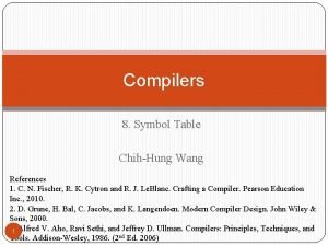 Symbol table implementation in lex and yacc