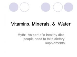 Minerals and their functions sources and deficiency chart