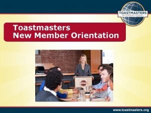 Famous toastmasters members