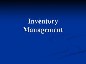 Dependent and independent demand in inventory management