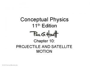 Chapter 10 projectile and satellite motion tossed ball