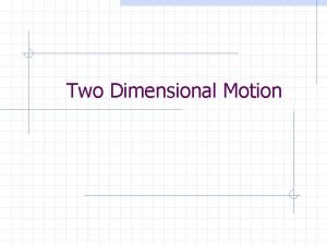 A circular motion is one dimensional