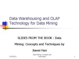 Data warehouse and olap technology