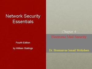 Electronic mail security in network security