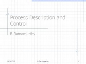 Explain the process control block