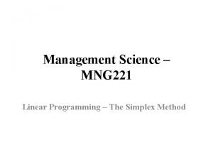 How to find zj in simplex method