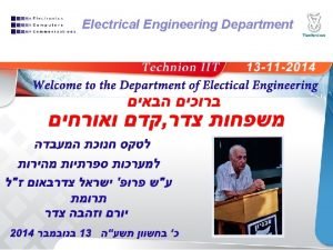 Electrical Engineering Department Electrical Engineering Department 2006 1910