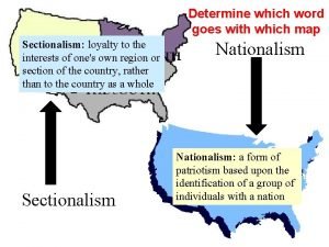 Sectionalism doodle map