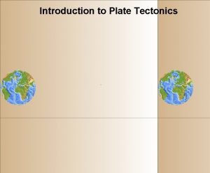 Theory of plate tectonics