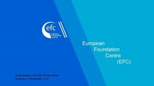 European foundation centre