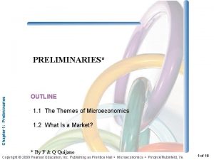 Chapter 1 Preliminaries PRELIMINARIES OUTLINE 1 1 Themes