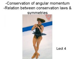 Law of conservation of angular momentum