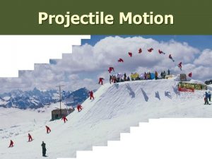 Which describes an object in projectile motion?