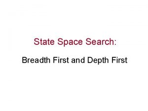 Breadth first search