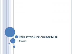 RPARTITION DE CHARGE NLB Groupe C SOMMAIRE Prsentation