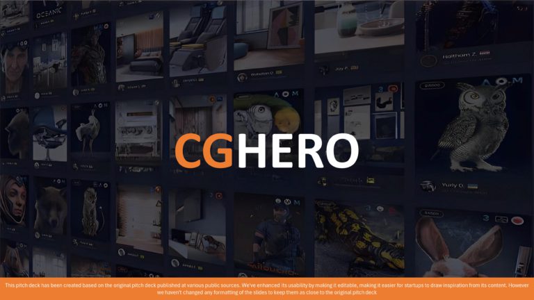 CGhero Pitch Deck For PowerPoint & Google Slides Theme