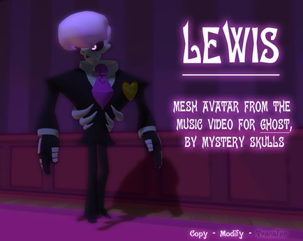 Mystery Skulls - Lewis mesh avatar