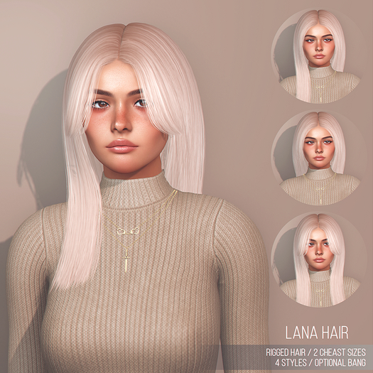 Second Life Marketplace - CHAIN - Lana Hair - DEMO