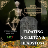 [DD] Floating Animesh Skeleton & Headstone