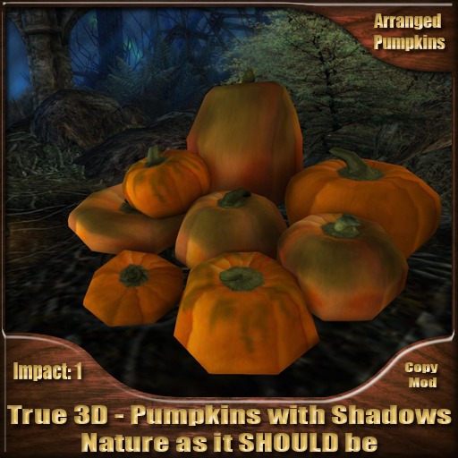 Second Life Marketplace - -LC- Pumpkins Arranged