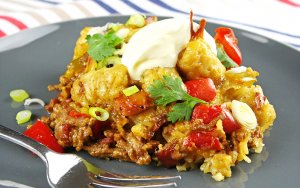 Featured image for Slow Cooker Tater Tot Casserole