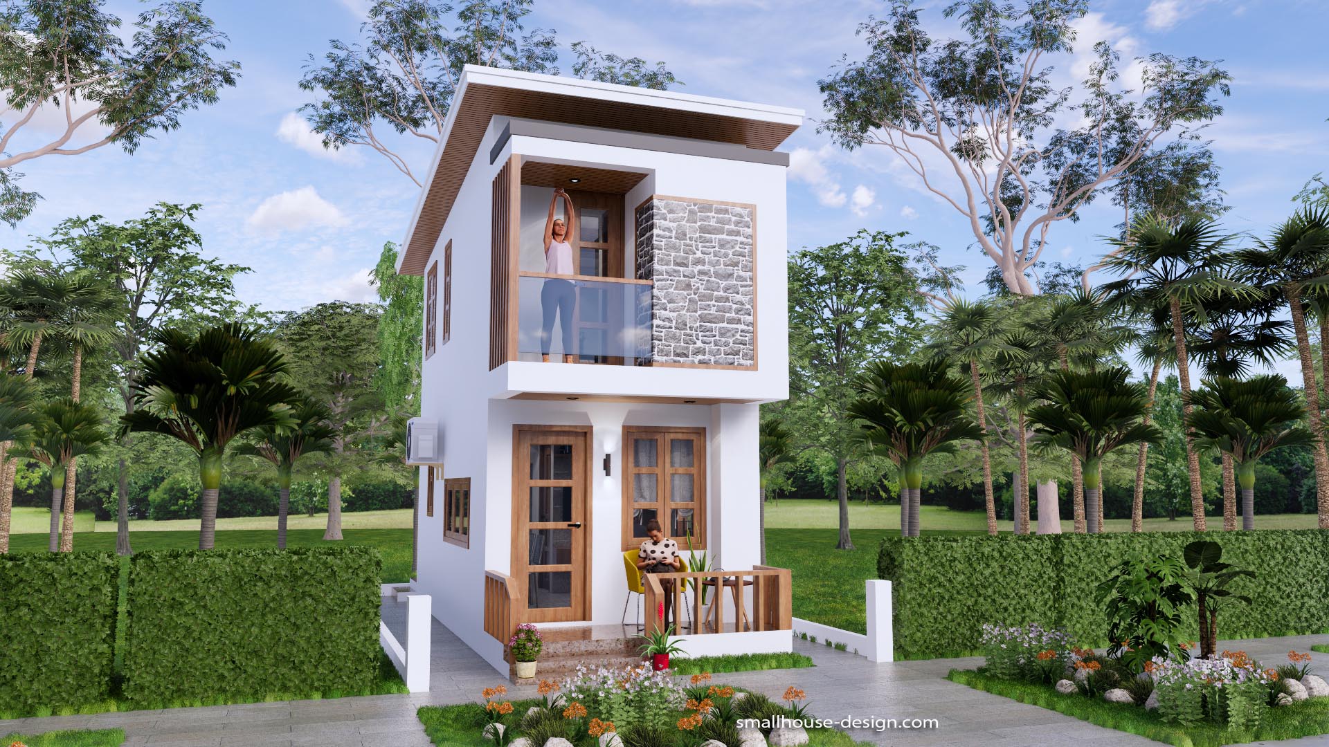 Two Story House Design Tiny House Layout Unique House Design House ...