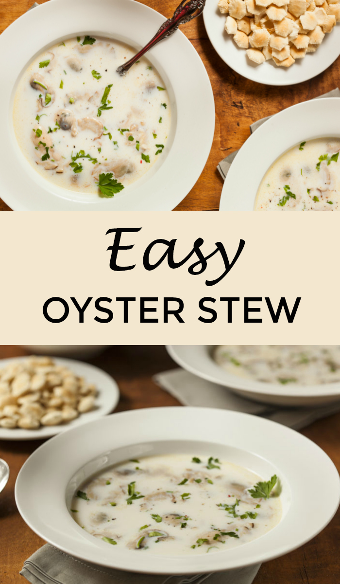 This easy oyster stew recipe with canned oysters is a quick and simple oyster soup made with milk. 