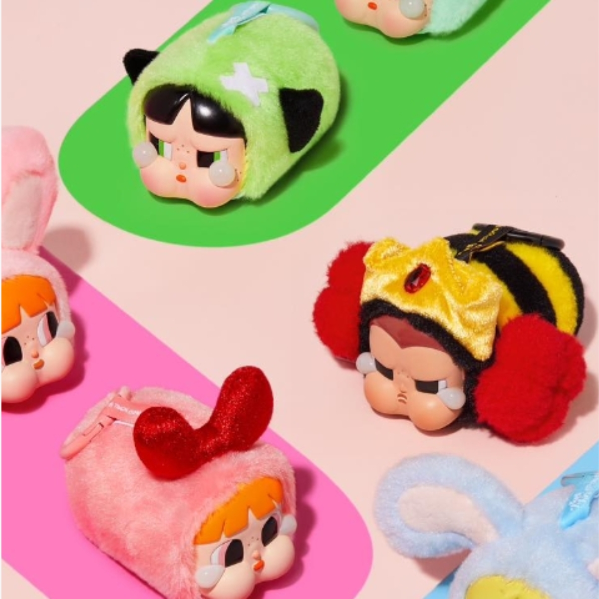 [SECRET] Pop Mart Crybaby × Powerpuff Girls Series Vinyl Face Plush ...