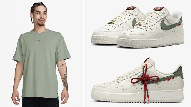 Nike Air Force 1 Low Year of the Snake Sneakers Shirt Outfits