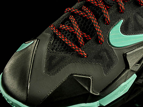 Lebron 11 Gs Black Mint Red 1