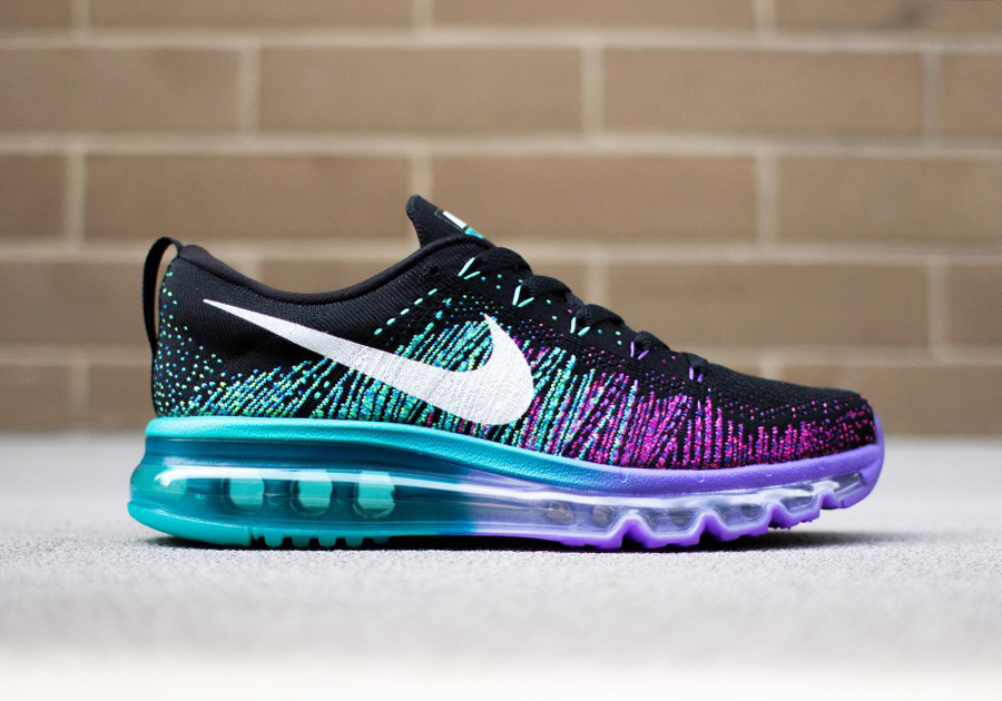 Flyknit Air Max Womens Black Purple