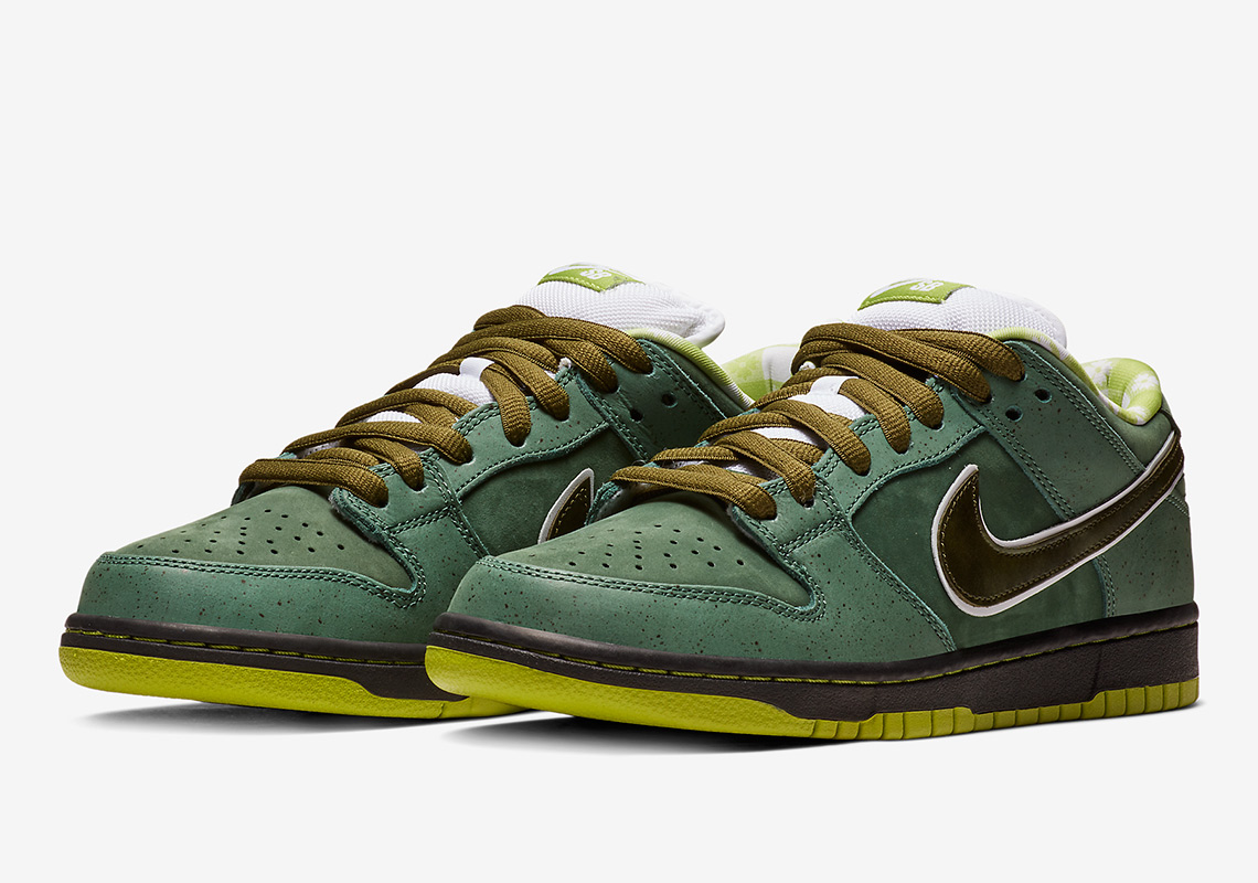 Concepts Reveals The Nike SB Dunk "Green Lobster" Through SNKRS Cam