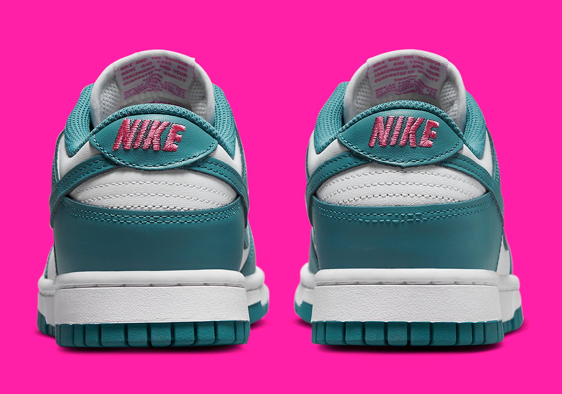 Nike Dunk Low Womens Teal Pink Fj0739 100 1