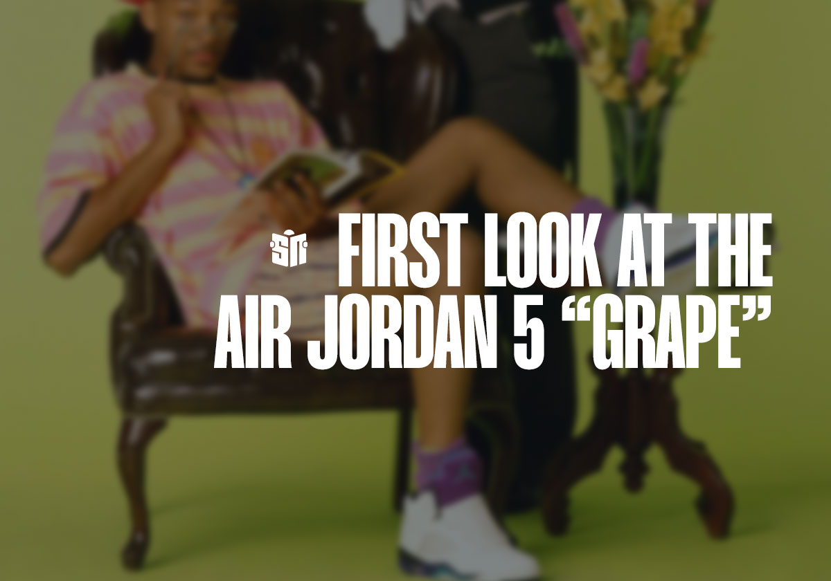 Detailed Look At The Air Jordan 5 "Grape" (2025)